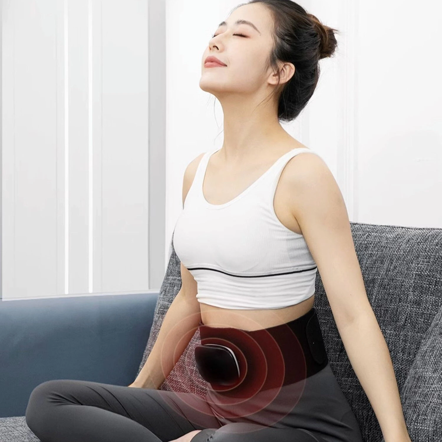 (image for) Jeeback G9 Waist Massager Instrument Back Lumbar Heat Pulse Smart Physiotherapist Lumbar Portable Massager Relieve Back Pain