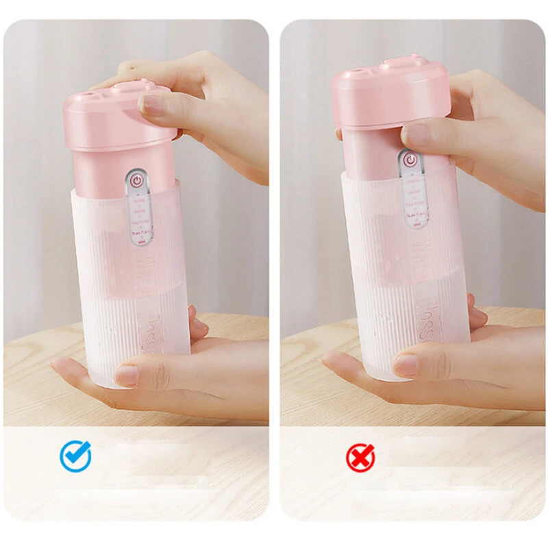 (image for) Portable Cordless Water Flosser with 4 Modes & 4 Nozzles Rechargeable IPX7 Waterproof 200ml Telescopic Water Tank Travel Oral Irrigator